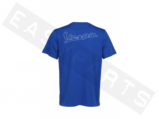 T Shirt VESPA Heritage Blu